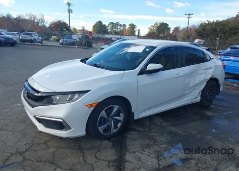 2019 Honda Civic Lx из США, поврежденный, VIN 19XFC2F65KE033692